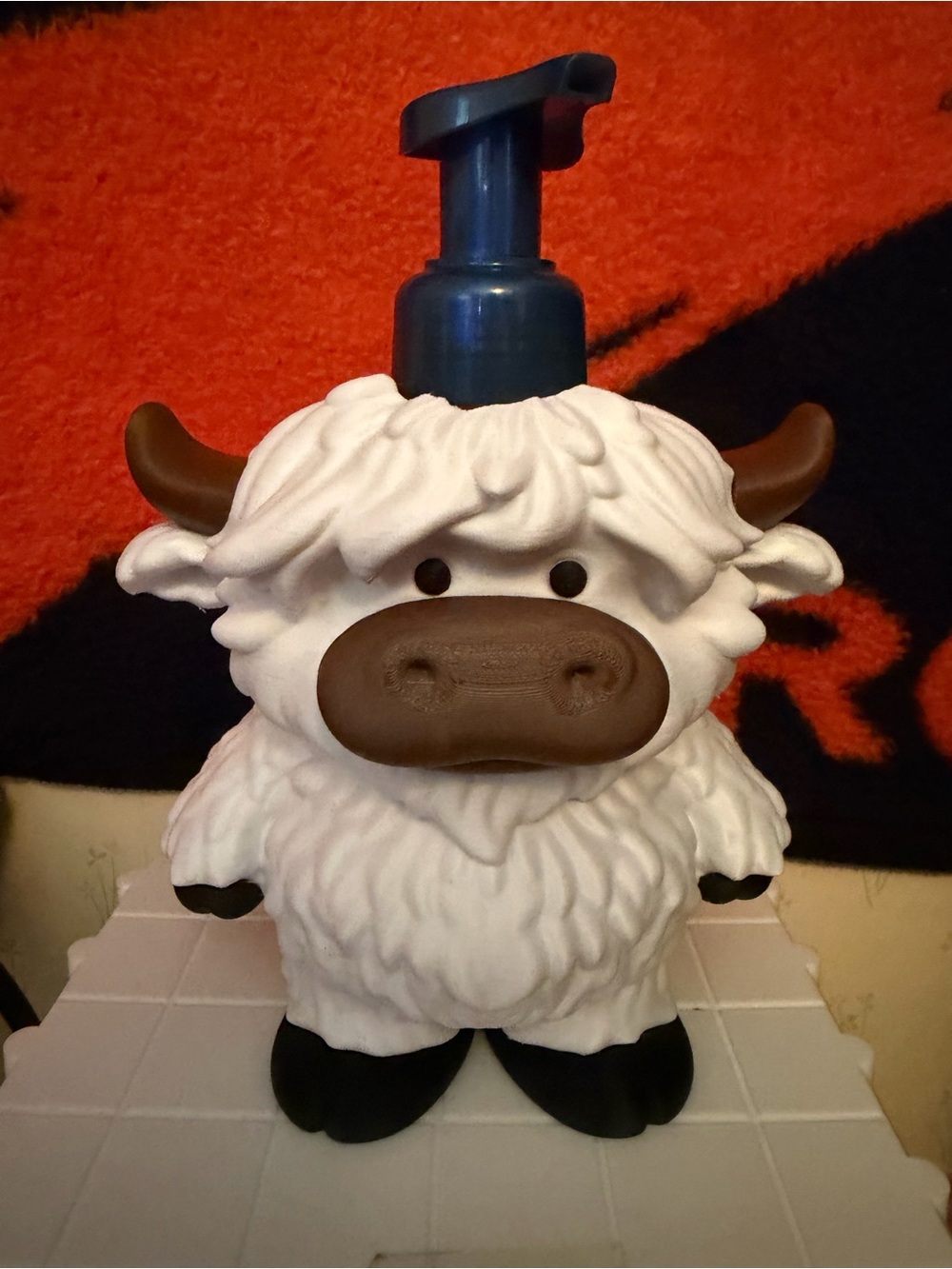 Highland Cow Bath and Body Works Soap Holder by 3d print